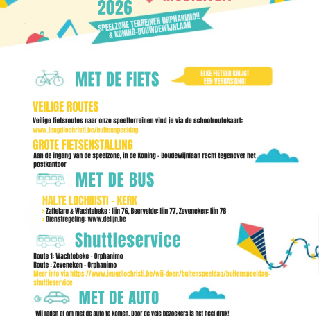 Buitenspeeldag & mobiliteit Buitenspeeldag & mobiliteit