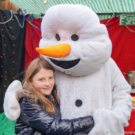 Joepla op de kerstmarkt