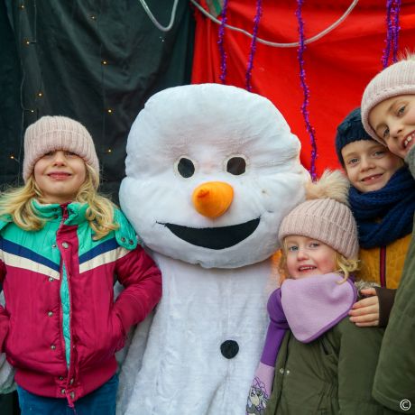 Joepla op de kerstmarkt