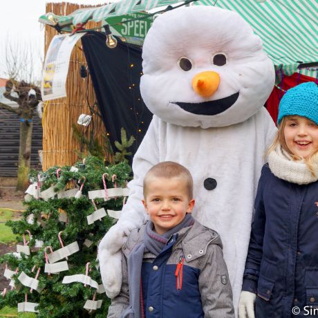 Joepla op de kerstmarkt