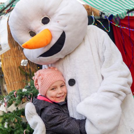 Joepla op de kerstmarkt