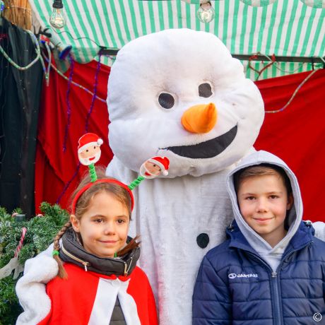 Joepla op de kerstmarkt